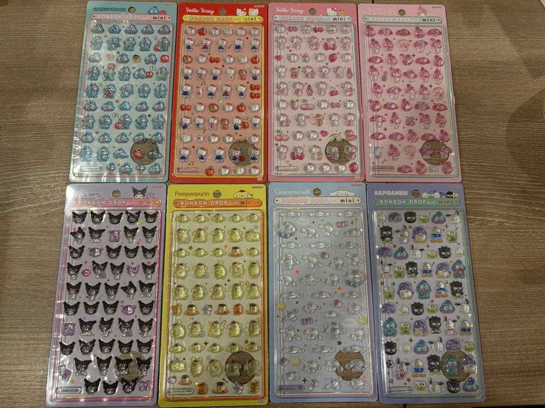 ボンボンドロップシール　8種コンプリート