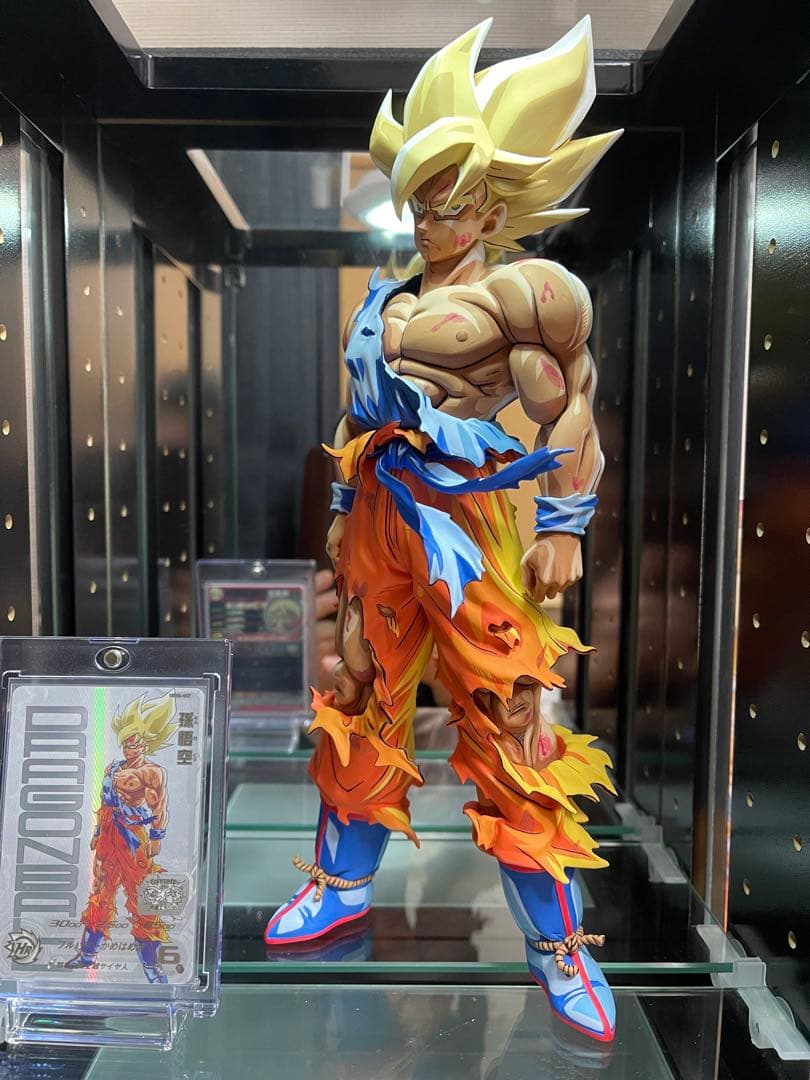 ドラゴンボール　孫悟空　リペイント　伝説の超サイヤ人　二次元彩色