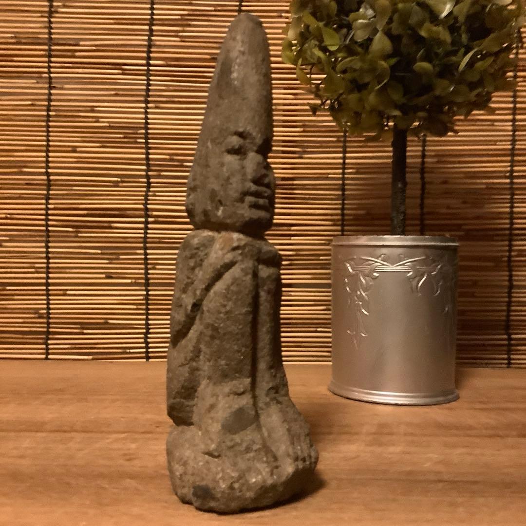 中国北魏「道教神像」中国三大宗教・神仙思想・陰陽五行説・風水・アニミズム・石彫り