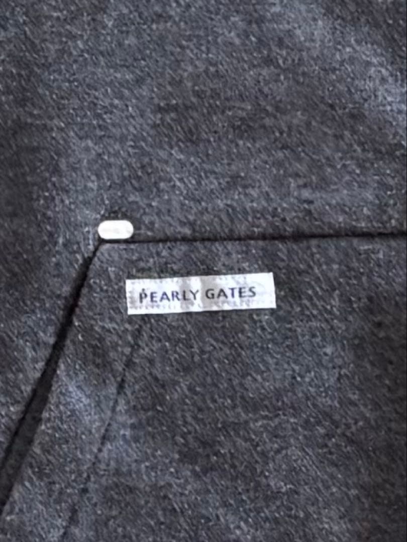 PEARLY GATES ダークグレー ショートスリーブシャツ