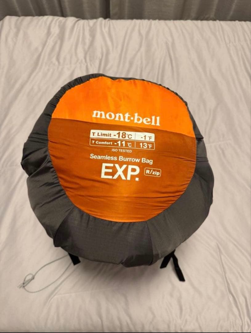 mont-bell Seamless Burrow Bag 寝袋 バロウバッグ