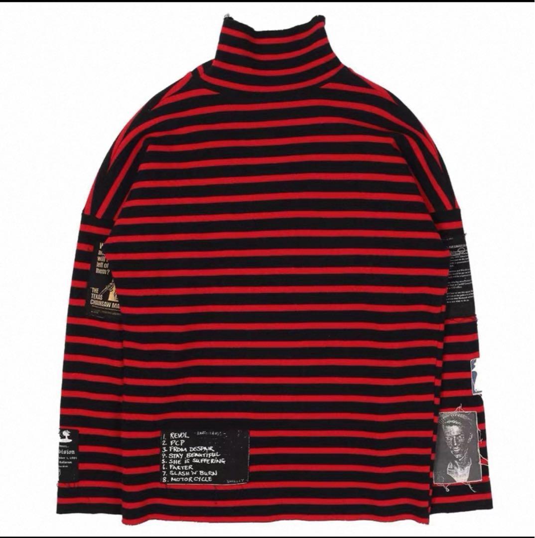 ジヨン GD G-DRAGON ジードラゴン ボーダータートルネック ジヨコス