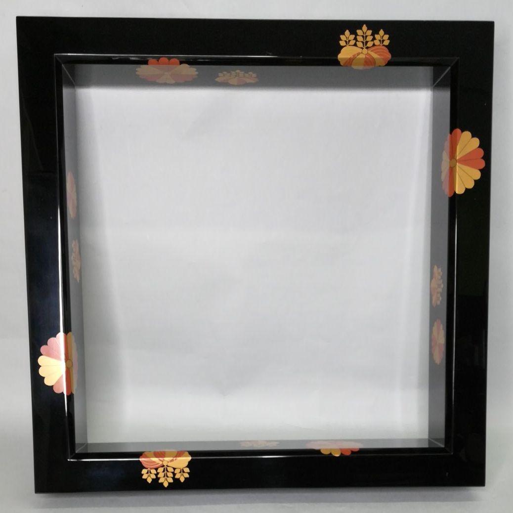 炉縁　高台寺蒔絵　輪島塗　一后造 　共箱、共布あり