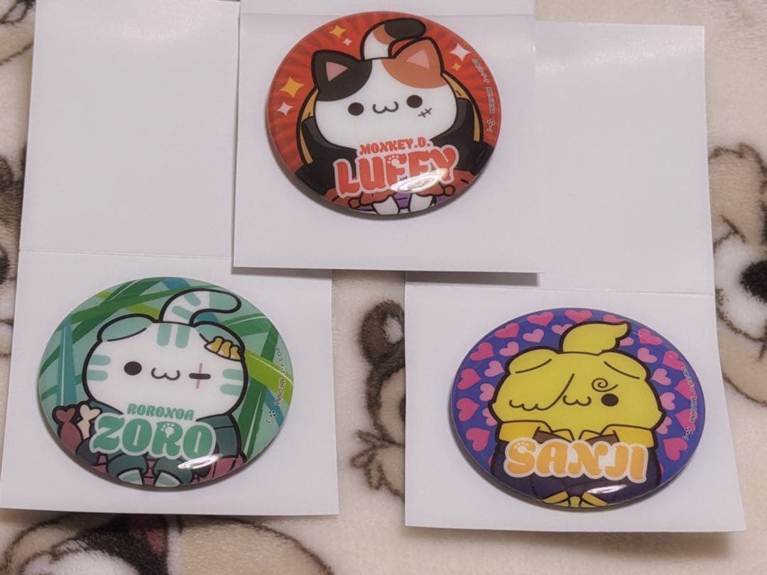 缶バッジ ワンピース ニャンピースニャーン! 缶バッジコレクション 18点