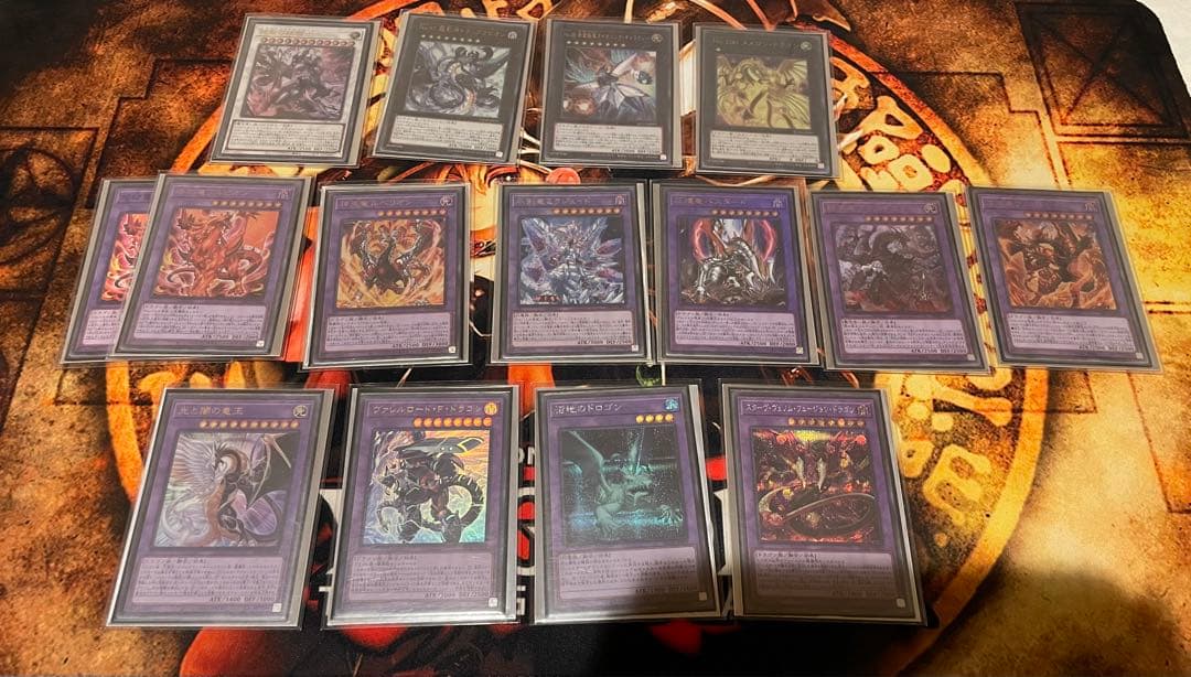 遊戯王　引退品　烙印竜王デッキ　本格構築　スリーブ付き