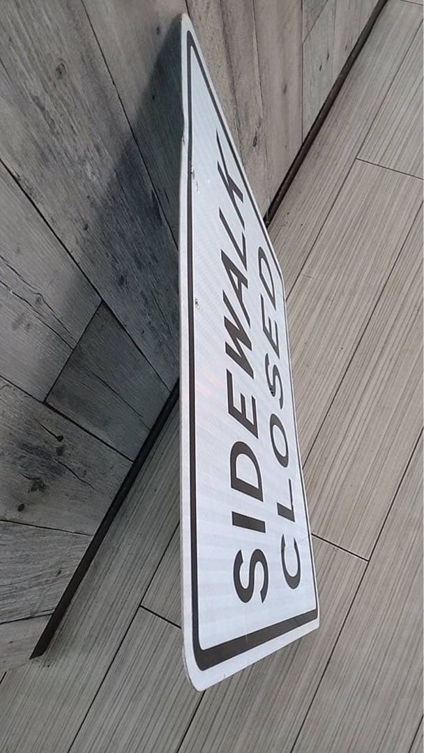 交通標識 道路標識 USA 看板 アメリカン 雑貨 ヴィンテージ ホワイト 家具