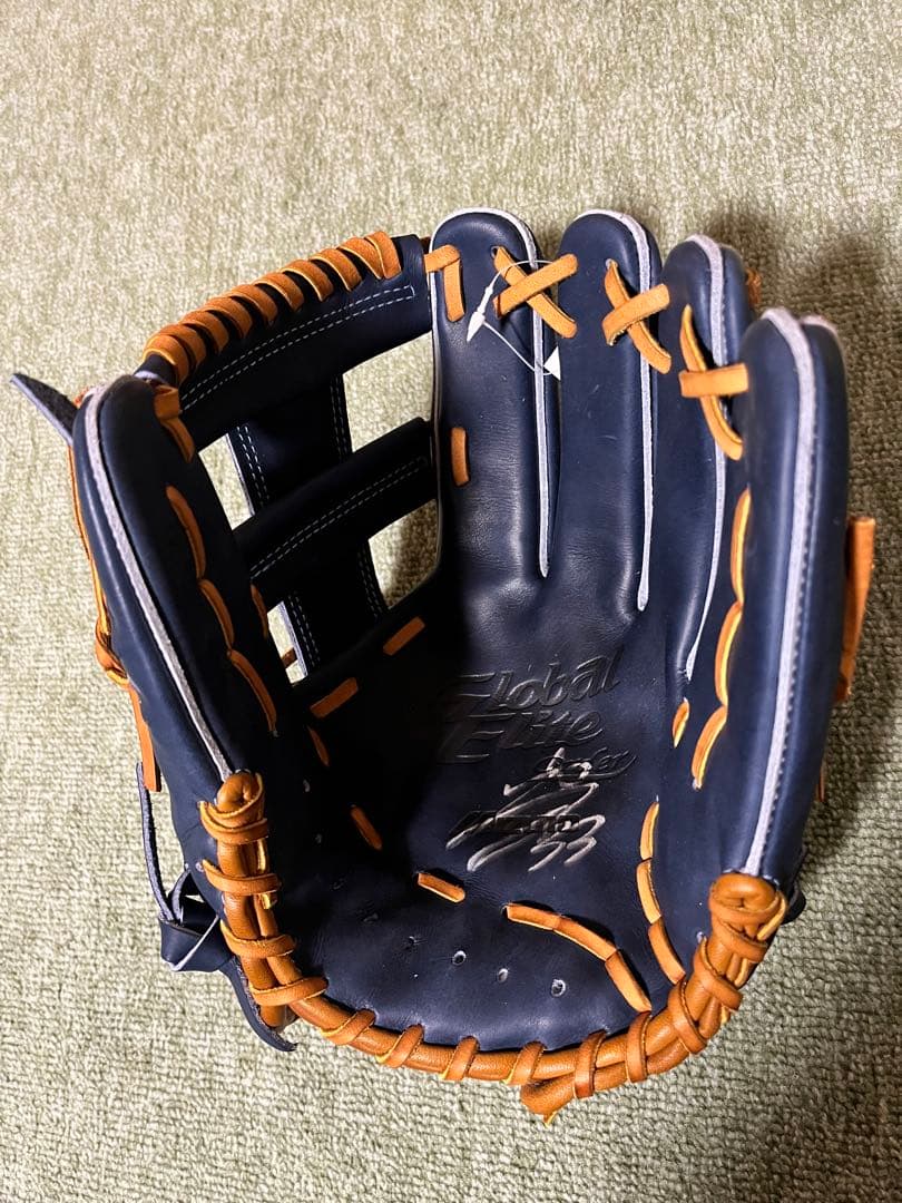【美品・未使用】（サイン入り/糸原選手）野球グローブ ミズノ グローバルエリート