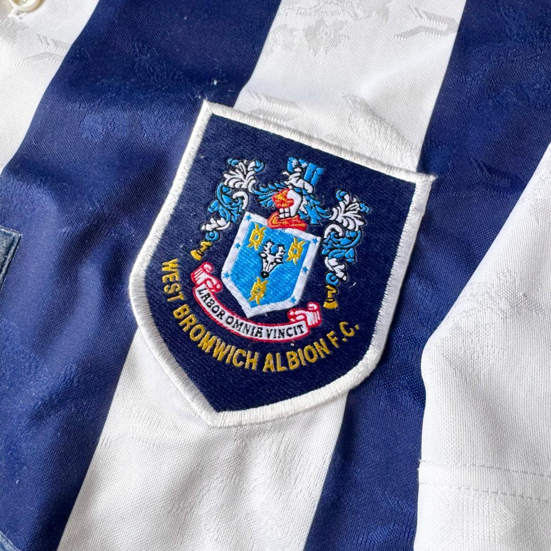 【90年代／当時物】ウェスト・ブロムウィッチ ９７／９８（H）襟付き