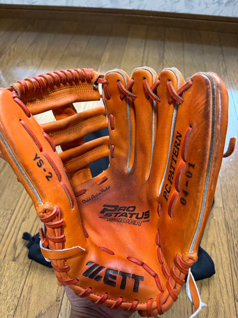 ア*♪様 プロ野球選手飯田哲矢さん使用！！　ZETT 硬式用グローブ