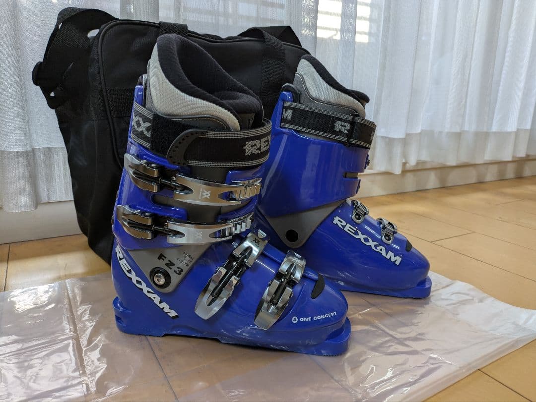 REXXAM スキーブーツ ONE CONCEPT 青 バッグ付き
