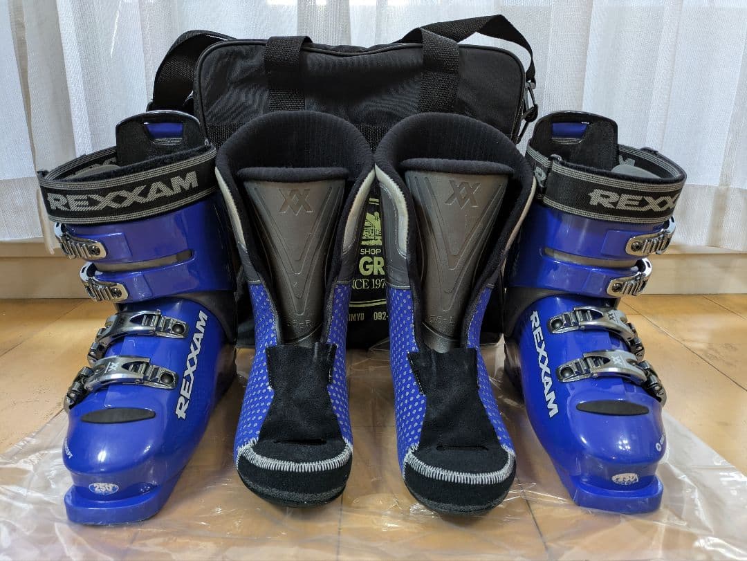 REXXAM スキーブーツ ONE CONCEPT 青 バッグ付き