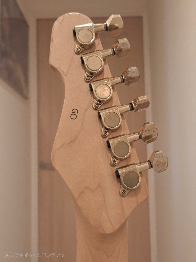 ホワイト エレキギター ハムバッカー