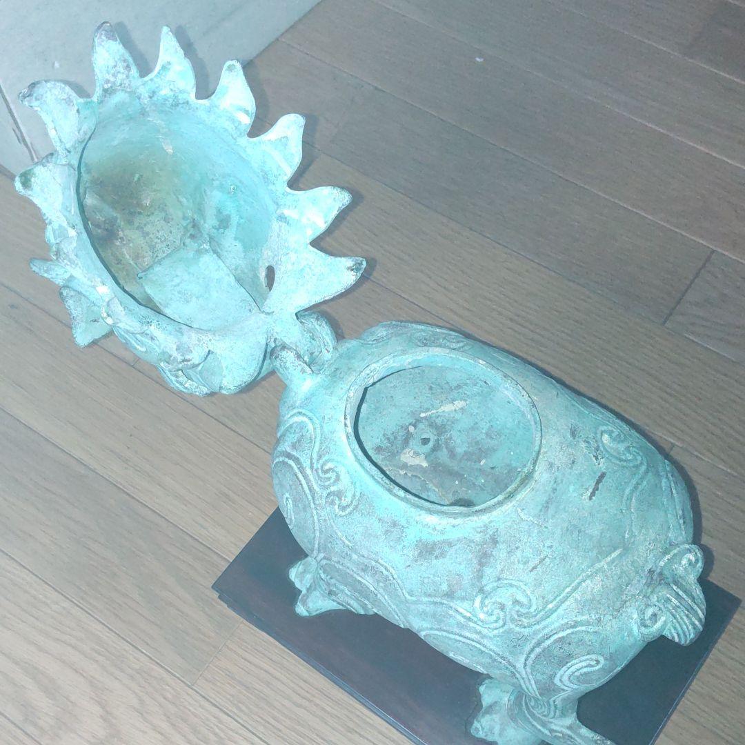 青銅　麒麟香炉