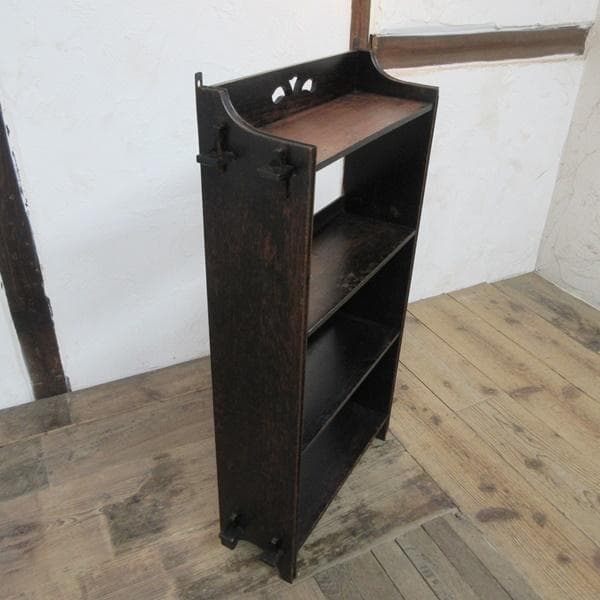 イギリス アンティーク 家具 ブックシェルフ ブックケース 本棚 6155e