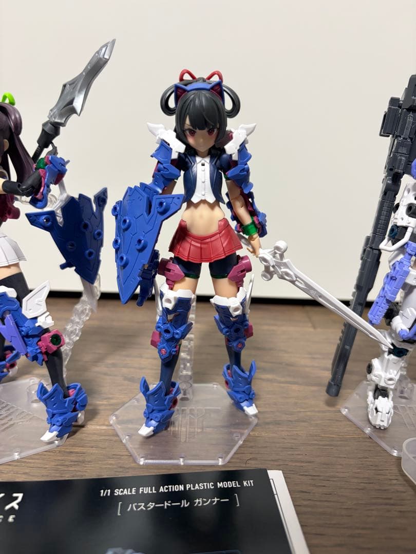 メガミデバイス　ナイト、ガンナー、タンク（素体のみナイト武装）　ジャンク