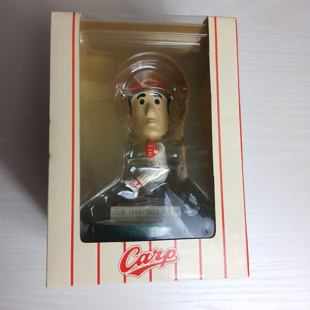 広島　東洋　カープ　プレイヤーズ首振り人形　佐々岡真司　フィギュア　ボブルヘッド