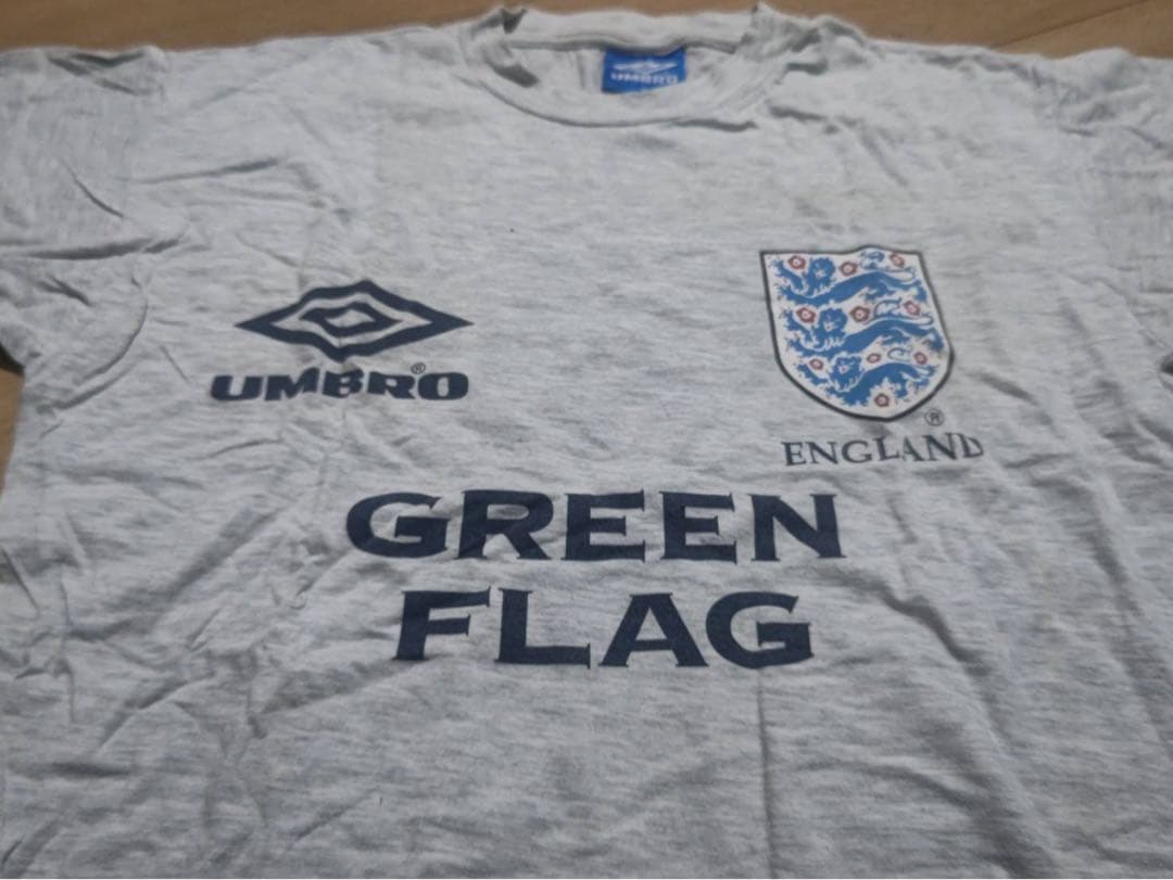 希少！イングランド代表 グリーン・フラッグ アンブロ ヴィンテージ