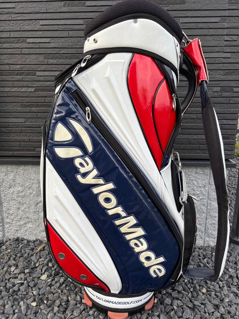 TaylorMade テーラーメイド キャディバッグ 白/青/赤