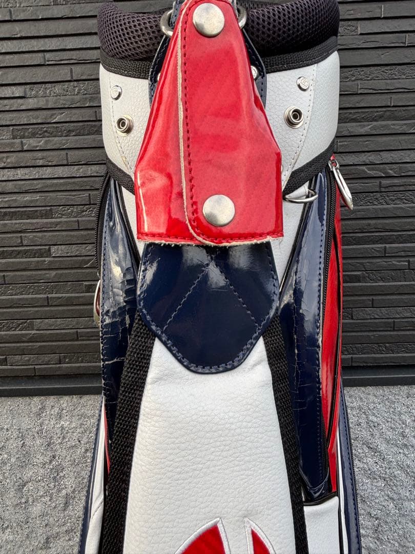 TaylorMade テーラーメイド キャディバッグ 白/青/赤
