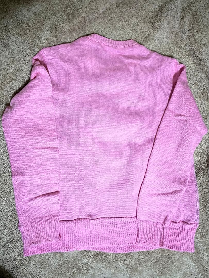 岡村靖幸　ピーチコットンセーター　ピンクMサイズ