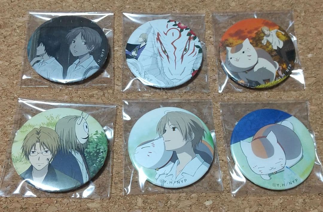 夏目友人帳 パッケージイラスト コレクション缶バッジvol2