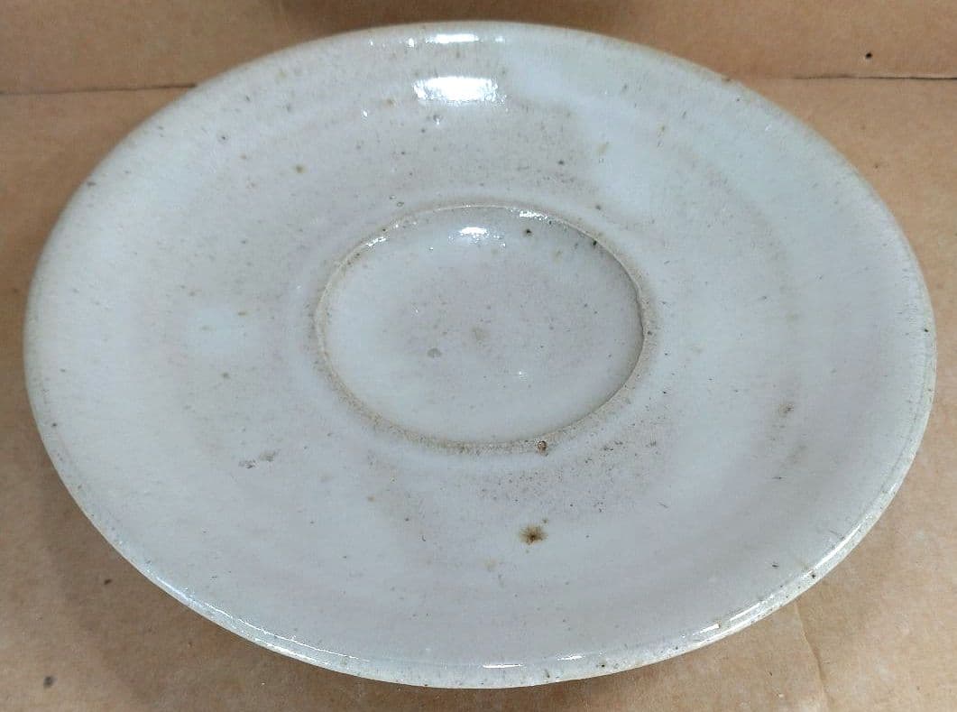 濱田庄司(浜田庄司) 朝杯(カップ&ソーサー）共箱 未使用 益子焼 人間国宝