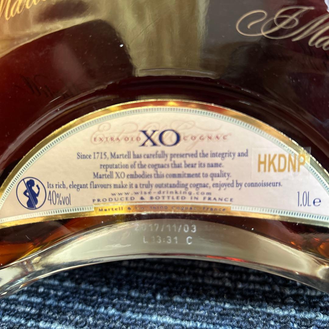 観賞用　マーテル X.O. コニャック ブランデー 1000ml 40度
