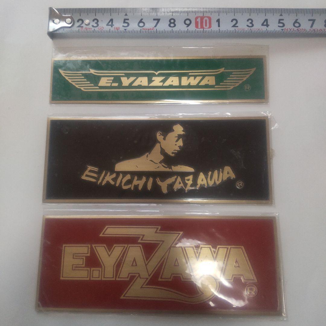 レア品 矢沢永吉　金属製 ステッカー 3点セット