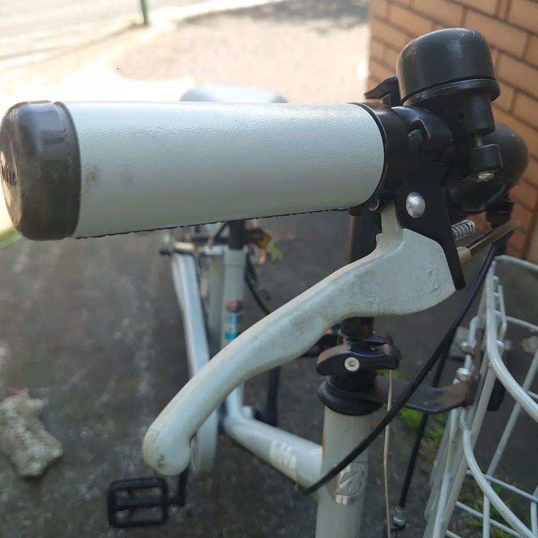 bikke 子供用自転車 グレー 前面バスケット付き