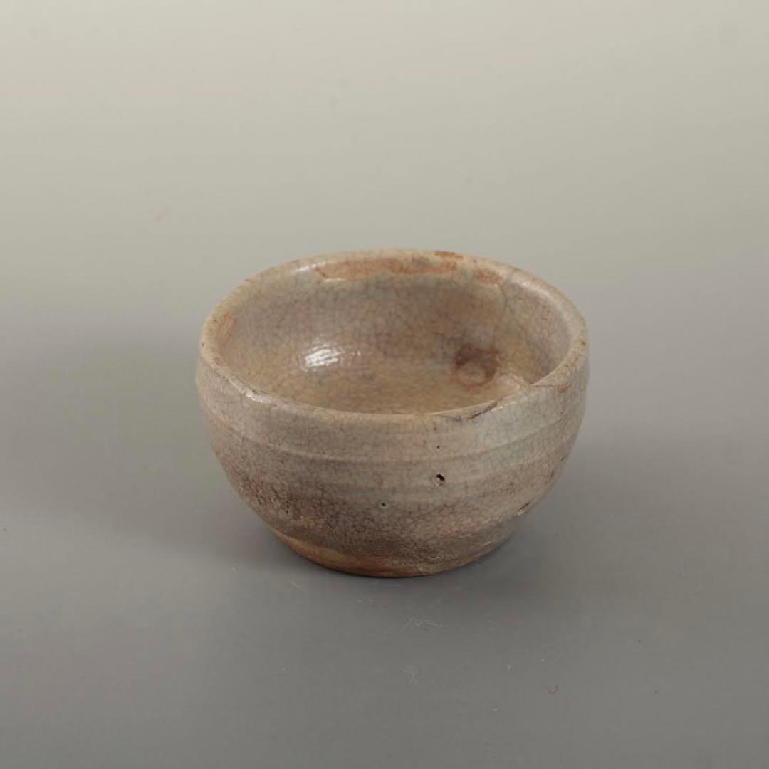 李朝 井戸手 盃 ぐい呑み 酒器 古美術 古道具 アンティーク