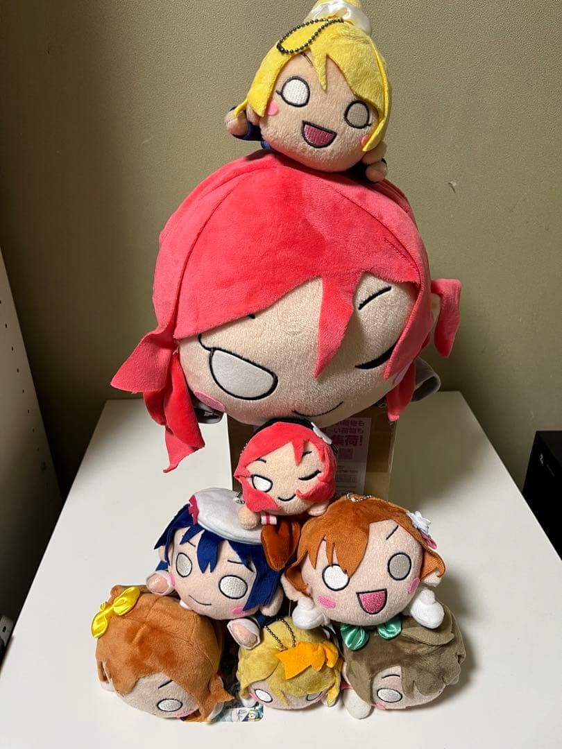 ラブライブ μ's 寝そべりぬいぐるみ 8人
