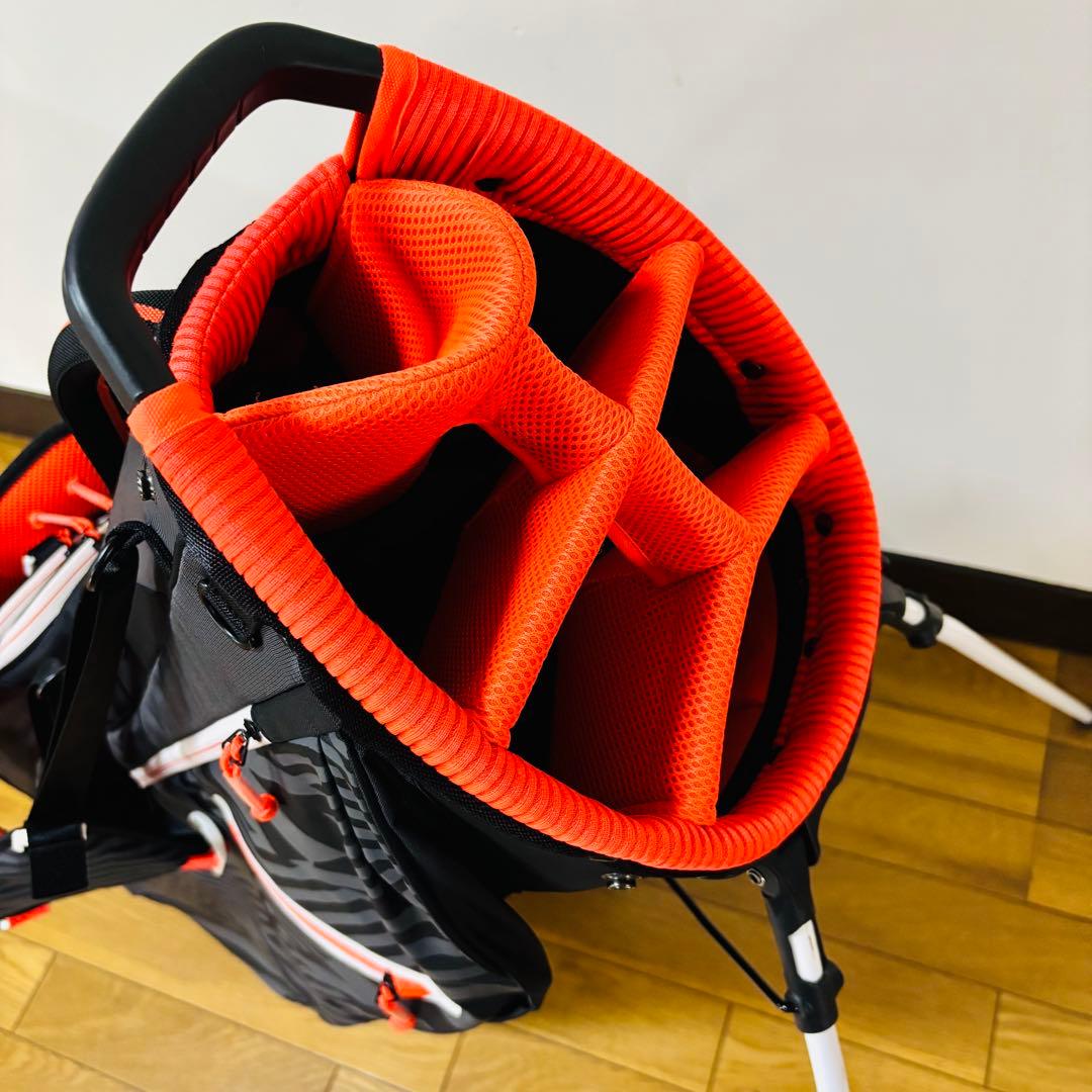 【美品】アディダスキャディバッグ スタンド式送料込み　6分割