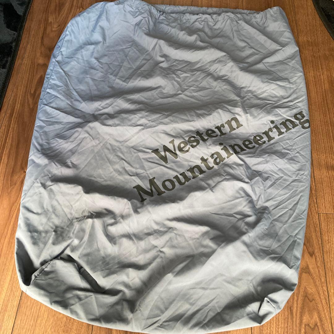 ウエスタンマウンテニアリング バーサライト グリーン ダウンシュラフ 60サイズ
