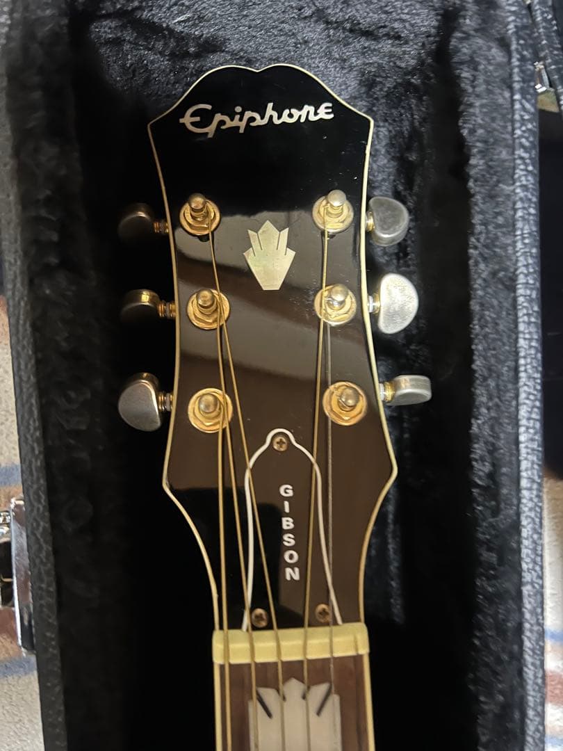 エピフォン　ハードケース付き　EJ-200CE/VS アコースティック