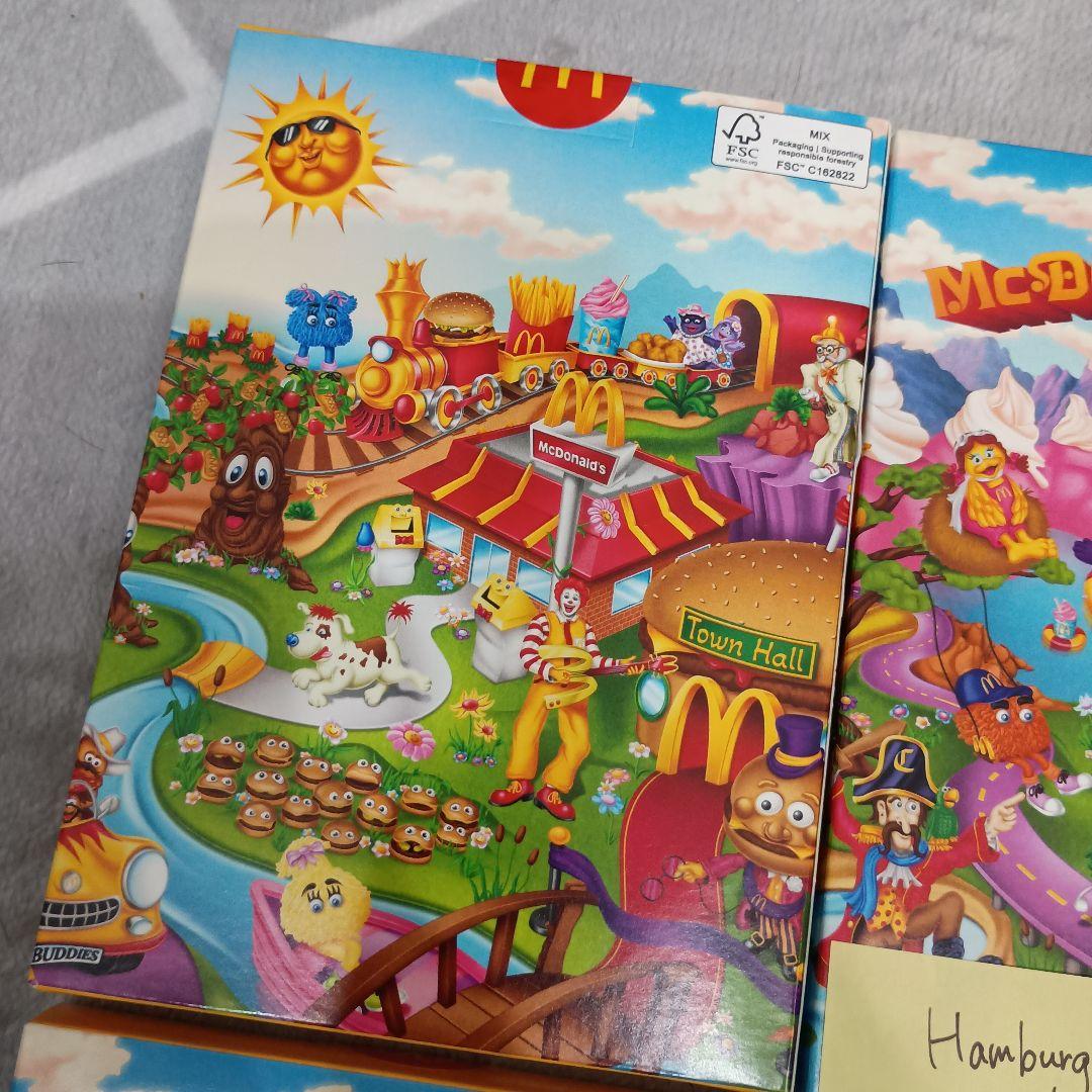 マクドナルド アメリカ ハッピーミール 缶 紙モノ コンプリートセット