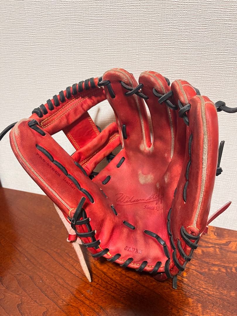 美品Wilson一般硬式内野手WBW101066 87型 ウィルソンスタッフ