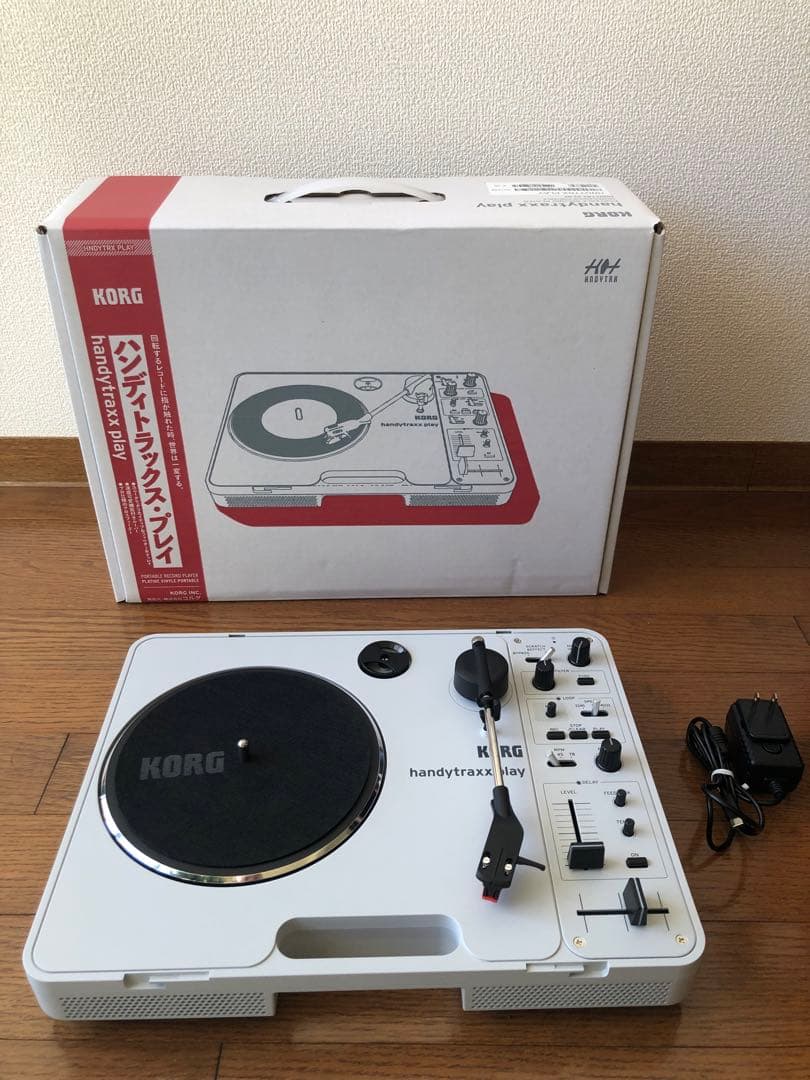 KORG handytraxx play ターンテーブル