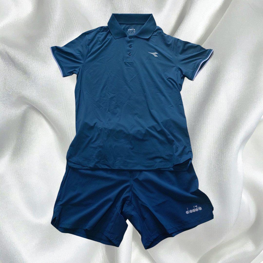 【希少新品未使用】DIADORA上下セットバンダナ付き