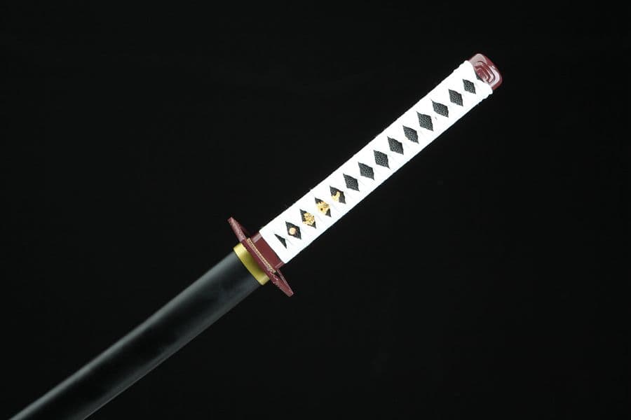 鬼滅の刃 福岡義勇 武具　刀装具　日本刀　模造刀　居合刀 手鍛造打 鑑賞用 武蔵