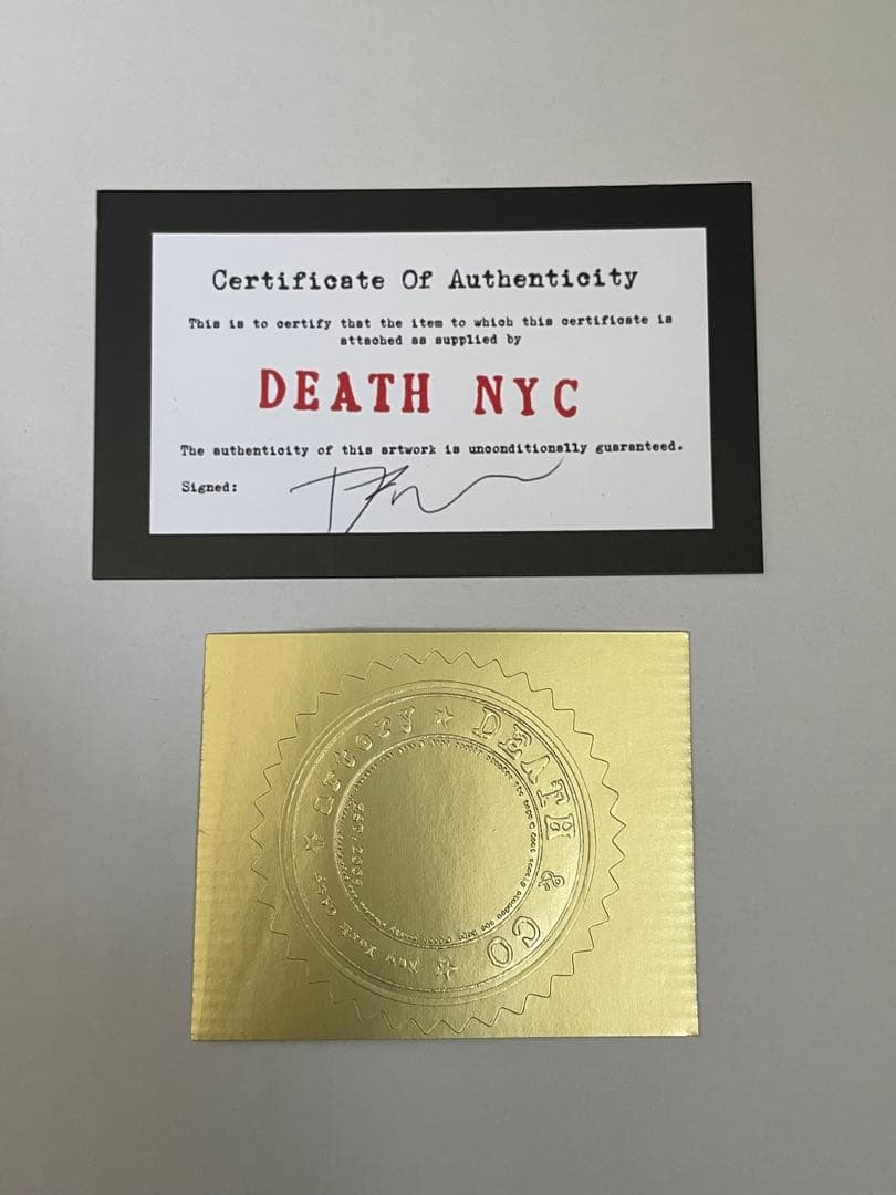 DEATH NYC print アート ポスター 2枚セット