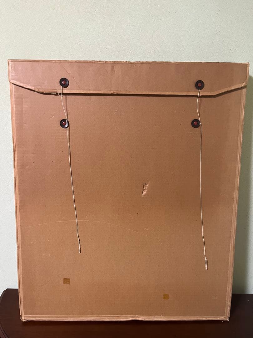 宮越鳳鳴作　赤富士 加賀金箔七宝工芸彫　元箱付き