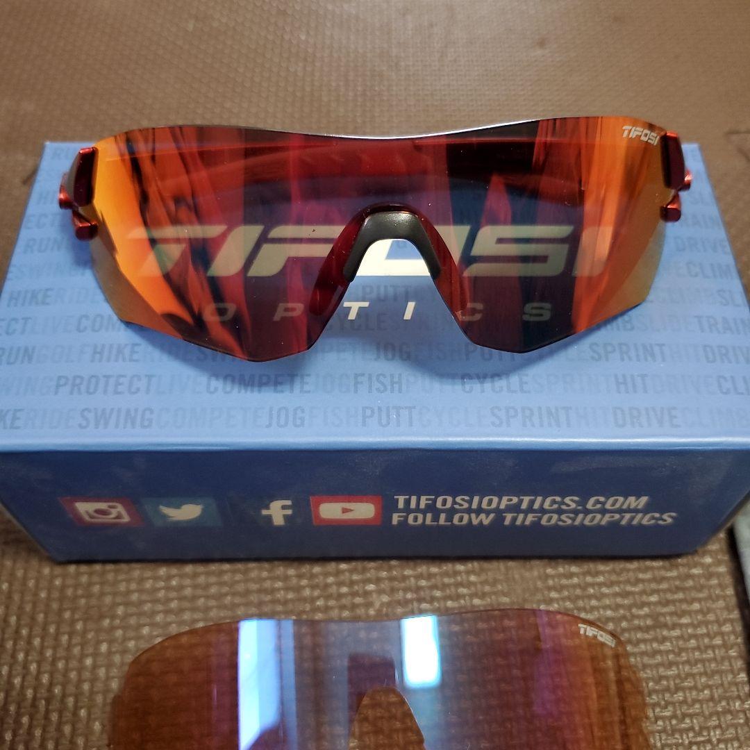 TIFOSI ティフォージ　スポーツサングラス オレンジ/レッド