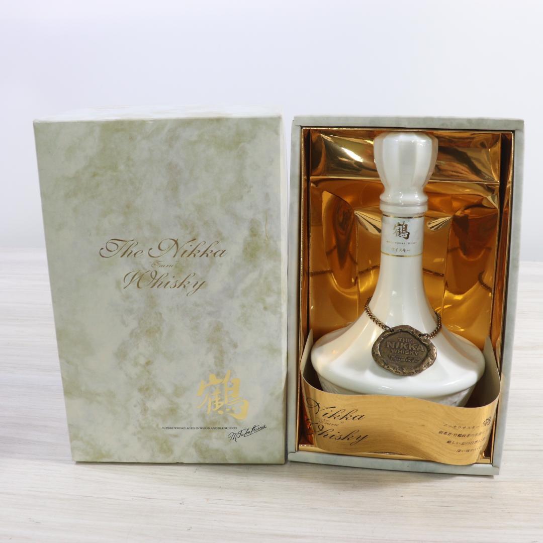 ◆未開栓 NIKKA WHISKY 鶴 TSURU 陶器ボトル