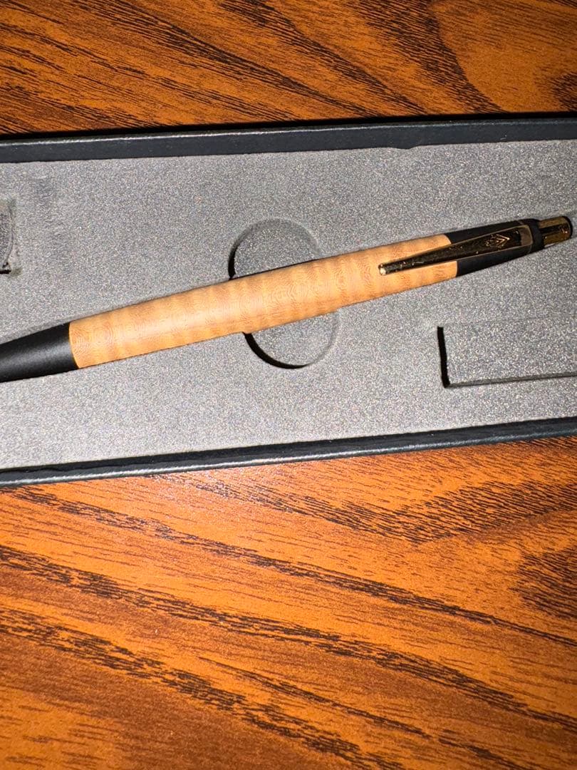 お*腐様 野原工芸カーリーチーク縮杢　　　　　　　　工房楔スタビライズウッド楓虎