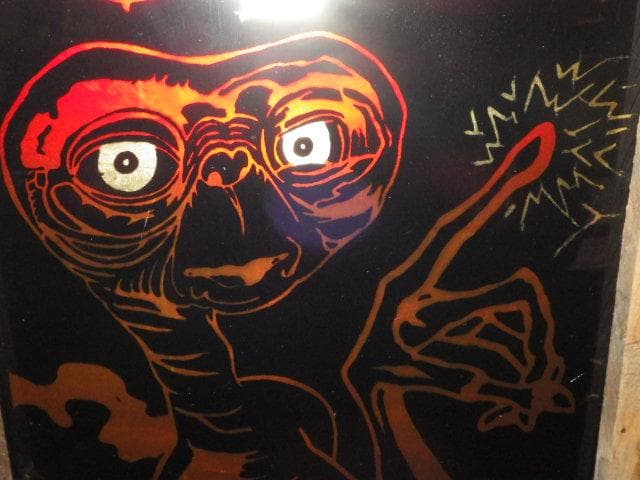 80’S★E.T.★壁掛け★4★ビンテージ★ポスター★アート★宇宙人★UFO