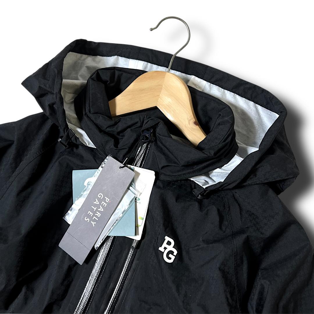 定価46,200円 0 パーリーゲイツ レインジャケット ワンピース ブラック