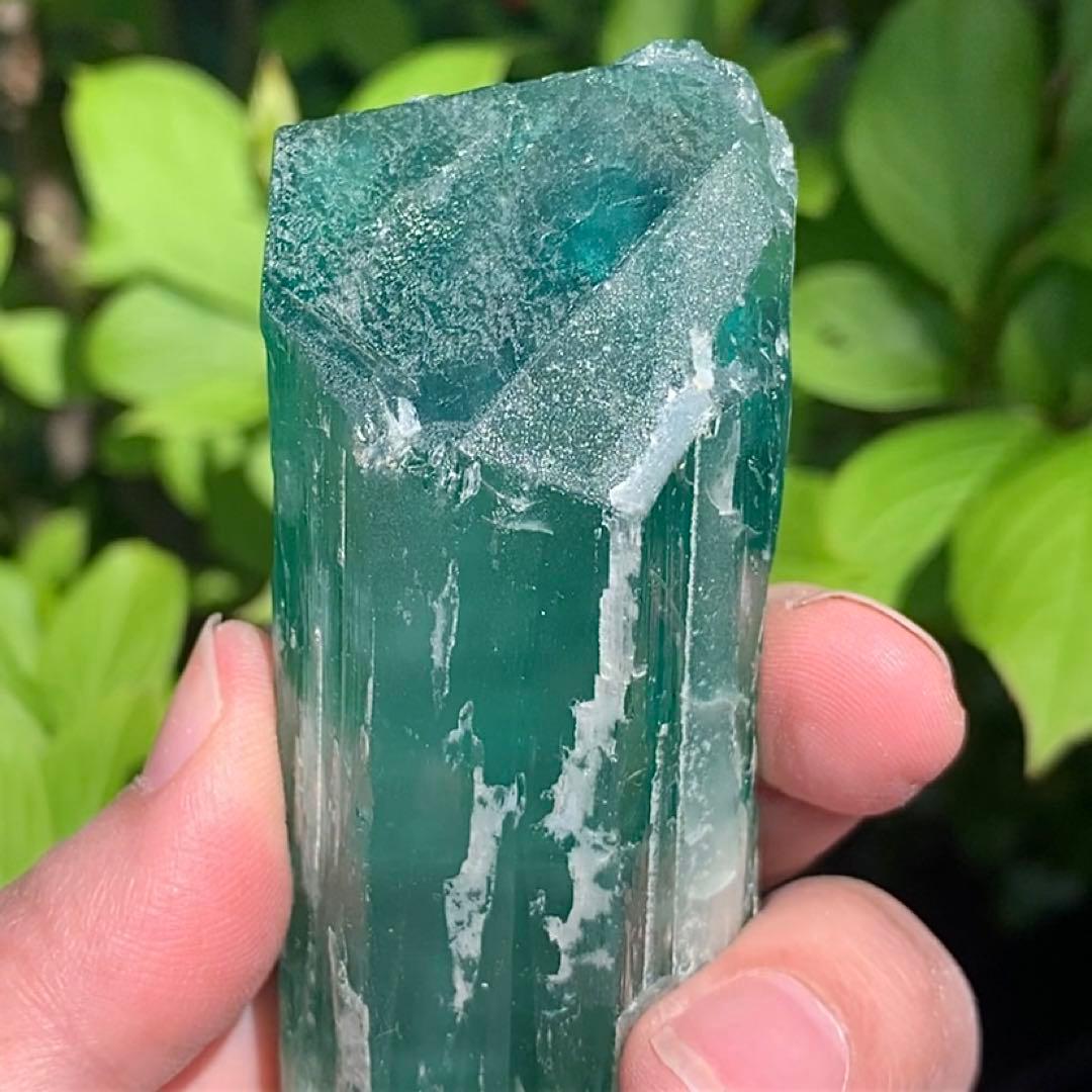 巨大ヒデナイト結晶/グリーンスポーデュメン/クンツァイト