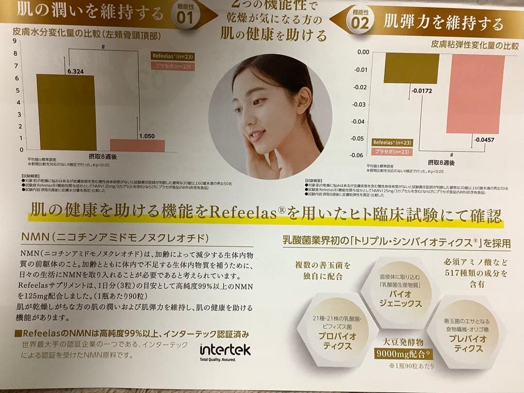 福豆です　リフィーラス　サプリメント2個、オールインワンジェル2個