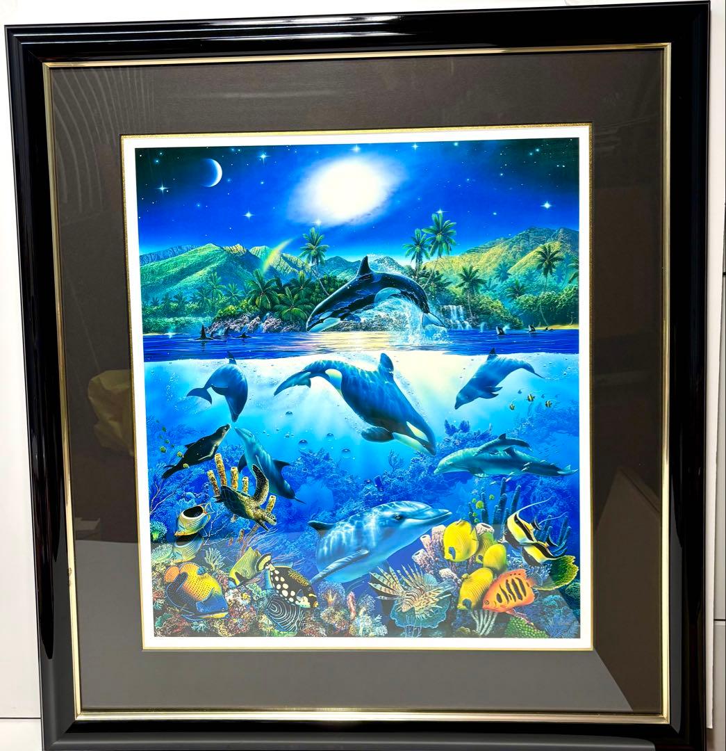 #クリスチャン・リース・ラッセン 『レインボーシー』20/200直筆サイン入り