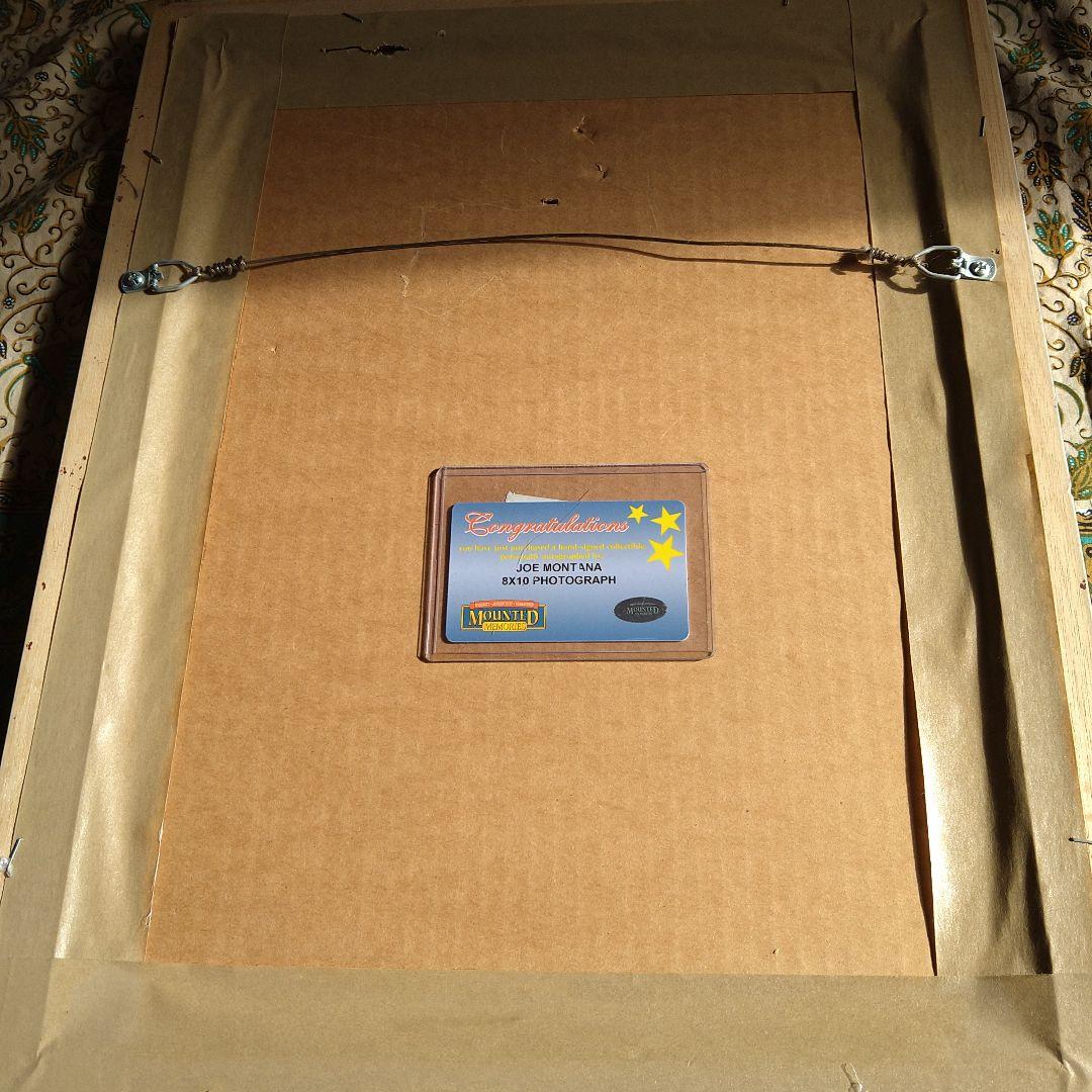 ジョー・モンタナサイン入り写真パネル